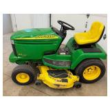 John Deere GX335 Lawn Tractor - Snowblower & Cab
