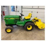 John Deere 400 Garden Tractor - Tiller, Mower Deck, Rear PTO, 3-point
