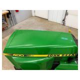 John Deere 400 Garden Tractor - Tiller, Mower Deck, Rear PTO, 3-point