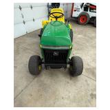 John Deere 400 Garden Tractor - Tiller, Mower Deck, Rear PTO, 3-point