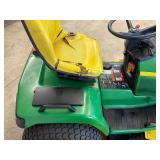 John Deere 455 Diesel Garden Tractor, Cab & Front Blade