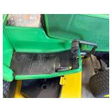 John Deere 455 Diesel Garden Tractor, Cab & Front Blade