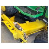 John Deere 455 Diesel Garden Tractor, Cab & Front Blade