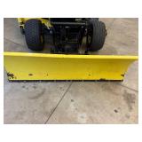 John Deere 455 Diesel Garden Tractor, Cab & Front Blade