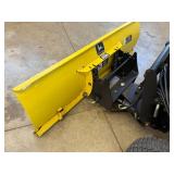 John Deere 455 Diesel Garden Tractor, Cab & Front Blade