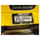 John Deere 455 Diesel Garden Tractor, Cab & Front Blade