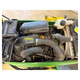 John Deere 455 Diesel Garden Tractor, Cab & Front Blade