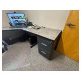 Modular Corner Desk w/ File Drawers