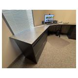Modular Corner Desk w/ File Drawers