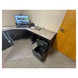 Modular Corner Desk w/ File Drawers