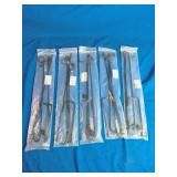 Set of 5 New Mankukulam Garden Flag Pole Posts