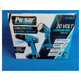 Pulsar 20V Lithium Ion Cordless Drill and LED Worklight Combo