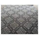 Grey/Cream Indoor/Outdoor Rug 7