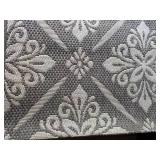 Grey/Cream Indoor/Outdoor Rug 7