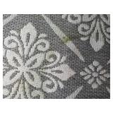 Grey/Cream Indoor/Outdoor Rug 7