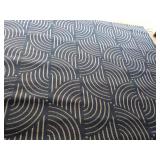 Navy Blue/Cream Indoor/Outdoor 7