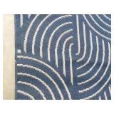 Navy Blue/Cream Indoor/Outdoor 7