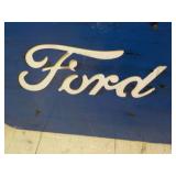 Metal Ford Door Décor 33 x 37"...