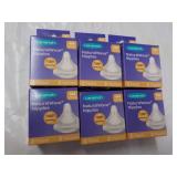 6 Lansinch Natural Wave Nipples...