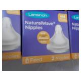 6 Lansinch Natural Wave Nipples...