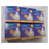 6 Lansinch Natural Wave Nipples...