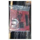 New Grey Full Size Bed Frame with 4 Storage Drawers and Adjustable Headboard