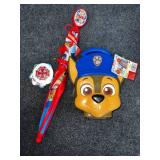 New Paw Patrol Travel Case with Drawing Materials & Kids Umbrella