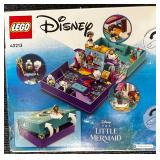 Sealed New Disney Princess Little Mermaid "The Little Mermaid Story Book" Lego Set 43213 & Singing Seashell Necklace