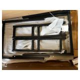 Dining Table Set for 4, Kitchen Table with 2 Upholstered Benches, 3 Piece Dining Room Table Set