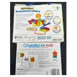 Charades For Kids & Preschool Letters Activity Set