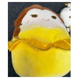 Disney Beauty and The Beast 1000 Pc Puzzle with Poster & Belle and Lumiere Squish Mallow Plush New with Tag (Slight Mark)