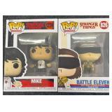 2 Stranger Things Funko Pops - Mike & Battle Eleven