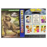 Jurassic World Dinosaur Book and Pop It Book - New
