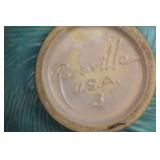 Roseville USA Pottery Vase with Floral Design