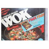 West Bend Original Electric Wok No. 5109X with Cookbook