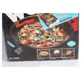West Bend Original Electric Wok No. 5109X with Cookbook