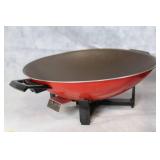 West Bend Original Electric Wok No. 5109X with Cookbook