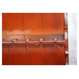 Pair of Vintage Wooden Wall-Mounted Plate Racks