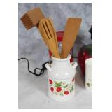 Assorted Collection of Strawberry-Themed Kitchenware and China