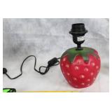 Assorted Collection of Strawberry-Themed Kitchenware and China