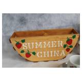 Assorted Collection of Strawberry-Themed Kitchenware and China