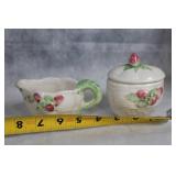 Assorted Collection of Strawberry-Themed Kitchenware and China