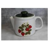 Assorted Collection of Strawberry-Themed Kitchenware and China