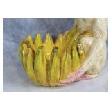 Vintage Marwal Ceramic Monkey Banana Holder, 12 Inches