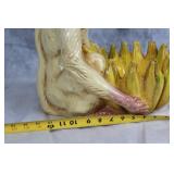 Vintage Marwal Ceramic Monkey Banana Holder, 12 Inches