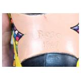 Colorful Hand-Painted Ceramic Horse Sculpture by Rose 1967