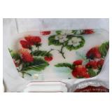 Decorative Collection: Vintage Glass Bowl, Strawberry Decorated China and More