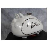 Harley-Davidson Hog Cookie Jar and Mason City Iowa Mug Set