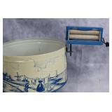 Vintage Dutch Windmill Bread Dough Maker with Roller