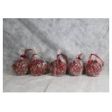 Assorted Decorative Candy Arrangements - Set of 5 Round and 2 Cone Bags